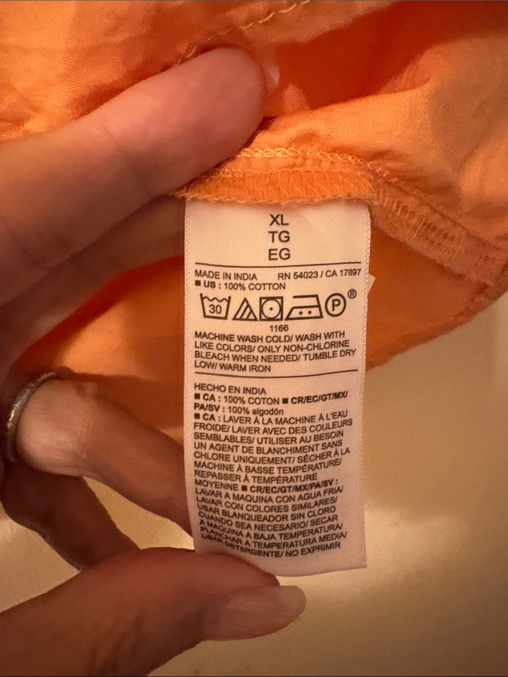 Old Navy Orange Puff-Sleeve Peplum Blouse - Size XL - Picture 3 of 3